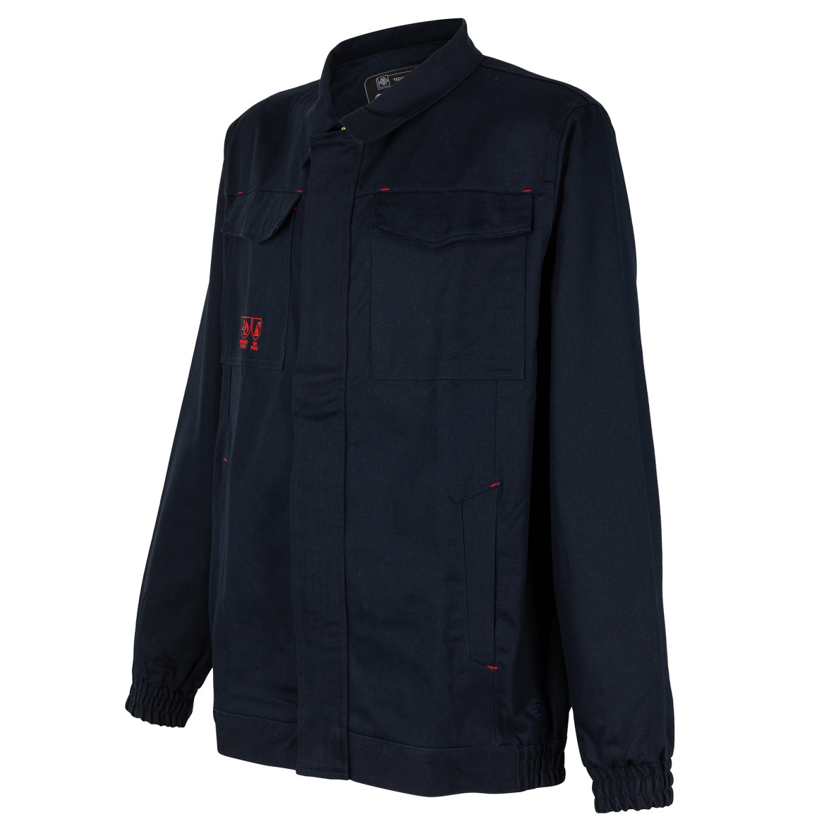Chaqueta Ignífuga Antiácida 100% Algodón Manga Larga Hombre